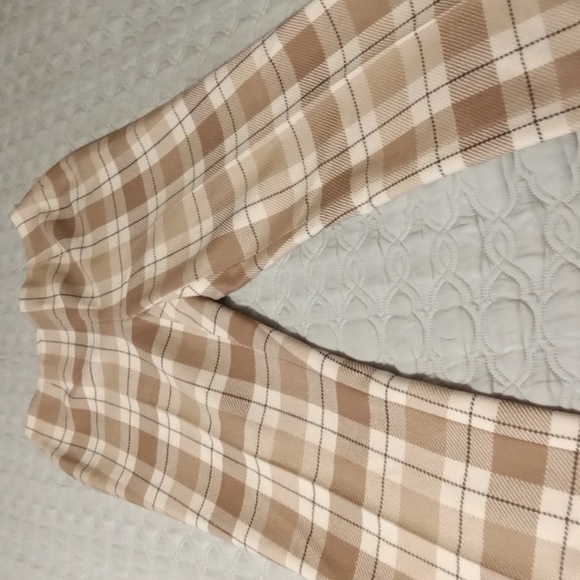 Dana Bucgman 100% Wool Plaid Trousers - Picture 2 of 6